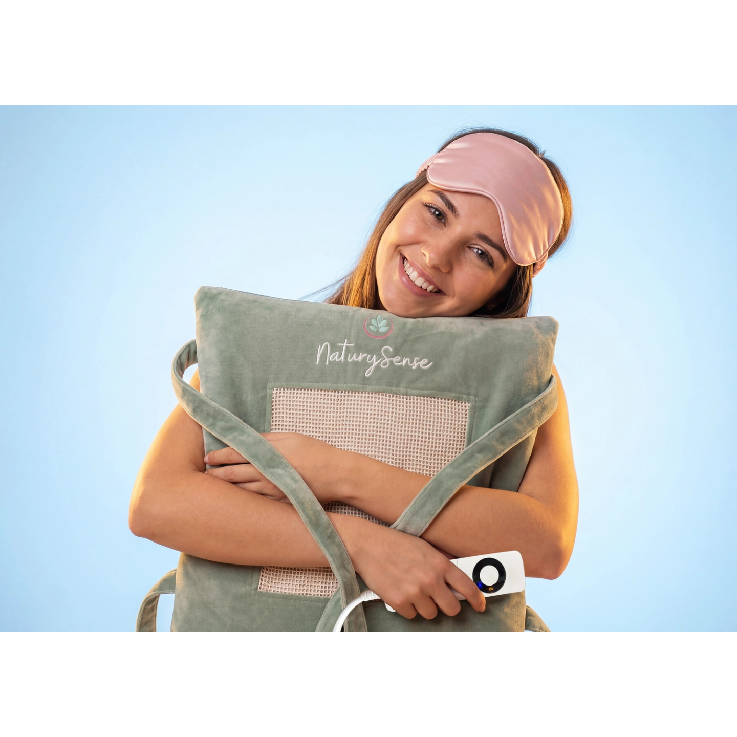 NaturySense®-Almohadilla eléctrica, calor, moxa de Artemisa y aromaterapia natural