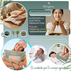 Pack almohadilla eléctrica NaturySense® + 1 repuesto moxa de Artemisa
