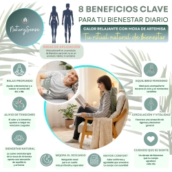 Doble repuesto de cojín de moxa para almohadilla eléctrica relax NaturySense®